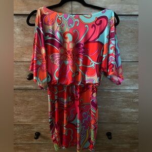 Trina Turk cold shoulder mini dress